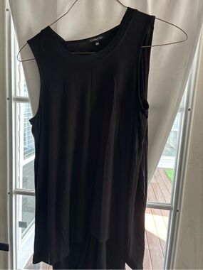 Sleeveless Black Tank Top